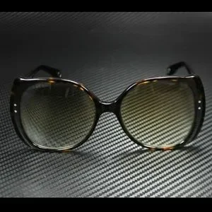 GUCCI GG0472S 002 Rectangle Square Havana Women\'s Sunglasses 56 mm Gucci Sunglasses Gucci Logo GG0472S 002 Havana/Brown  main image 4